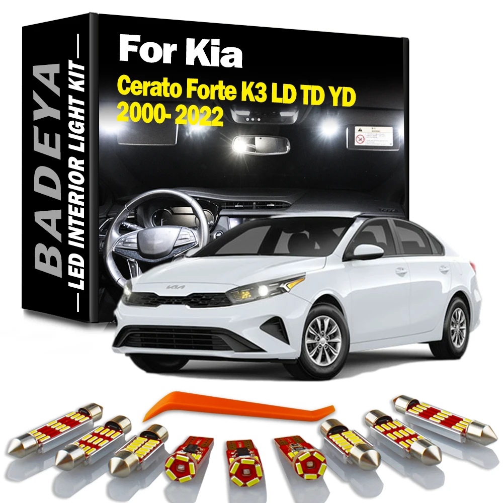 BADEYA Canbus LED Interior Map Dome Light Kit For Kia Cerato Forte K3 LD TD YD 2000- 2017 2018 2019 2020 2021 2022 Car Bulbs