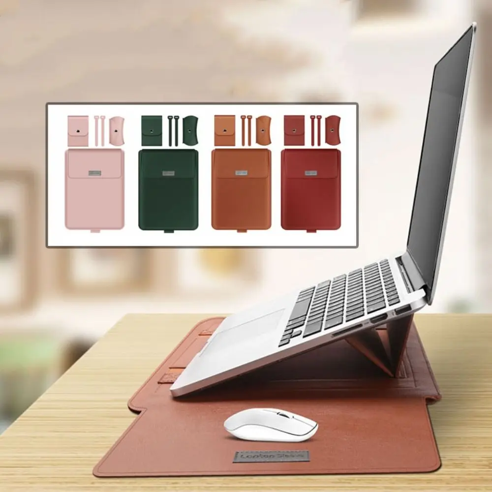 حقيبة كمبيوتر محمول سميكة 5 في 1 رفيعة للغاية لحقيبة حماية للكمبيوتر اللوحي مقاس 11.6-12 بوصة ذات سعة كبيرة وخفيفة الوزن #2