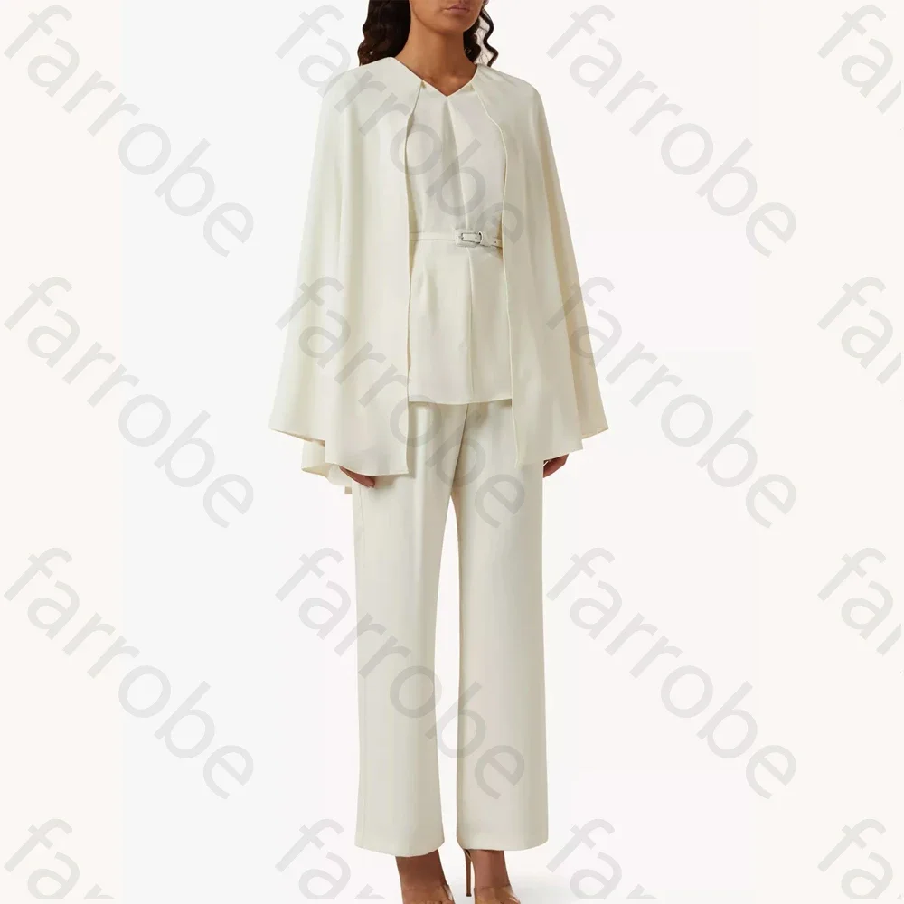 

Сексуальный элегантный топ с накидкой и брюки, вечерние платья трапециевидной формы, официальные изысканные платья высокого качества для выпускного вечера для женщин по индивидуальному заказу