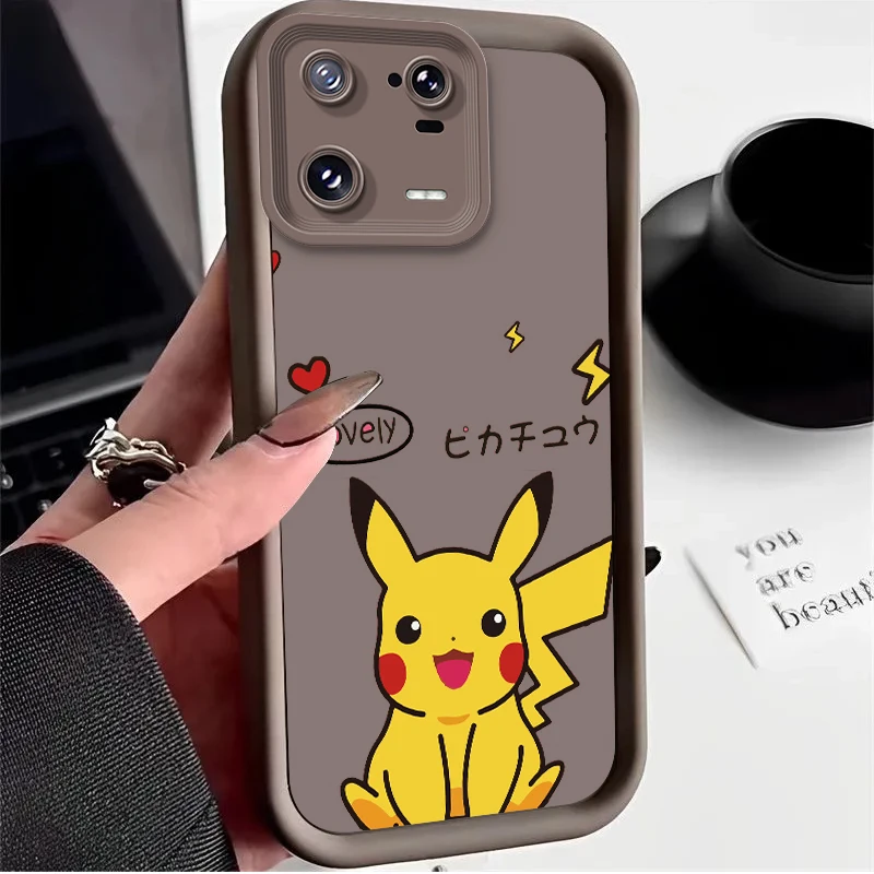 Pokemon Pikachu Soft Case for Xiaomi Redmi Note 13 5G 12 Turbo 12C 11 11S 10 Pro Max 10S 4G 10A 10C 9 9A 9C 9T A2 A1 Cover Funda image 5
