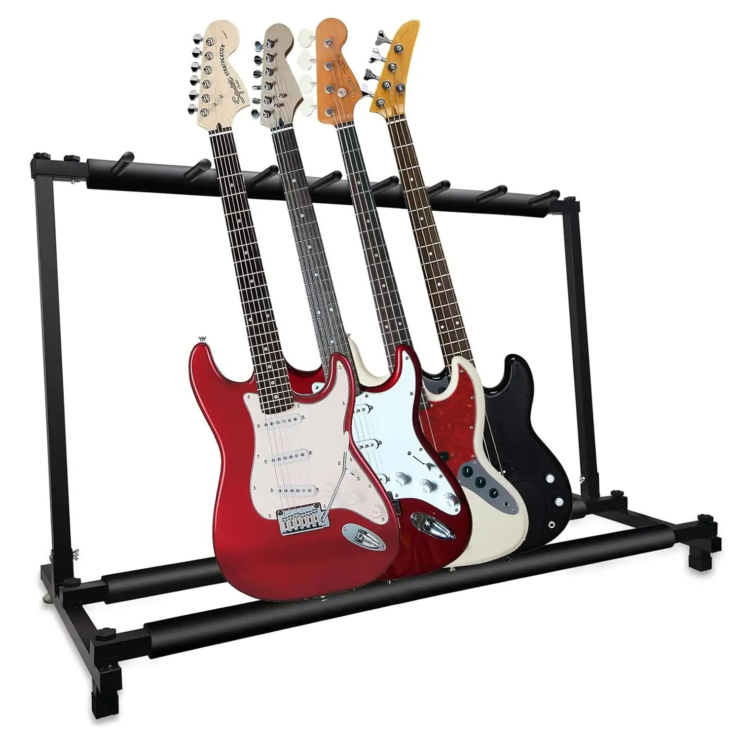 

5 Core Multi Guitar Rack Stand Floor 7 Slot Adjustable Flying V Guitars Holder GRack 7N1