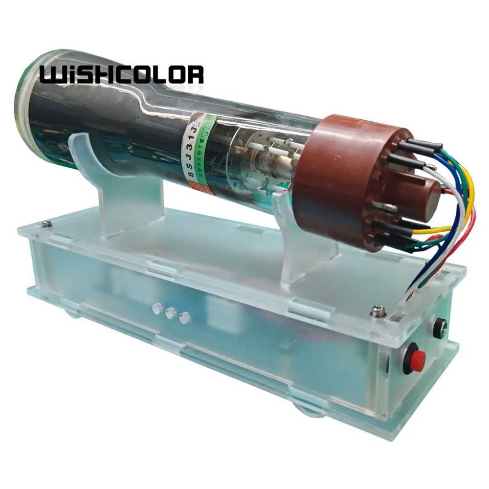 Wishcolor OSCLK-MK2 Upgraded 7SJ32J Oscilloscope+Driver Board 30+Combinations Tube Clock Handmade Electronic DIY Creative Clock