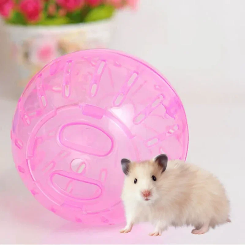 Small Pet Run The Ball Toy Home Hamster Transparent Running Ball 10cm Jogging Pets Chinchilla Guinea Pig Mini Trot Ball