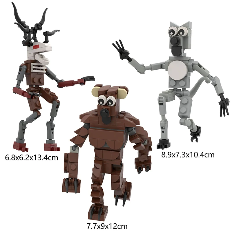 الغابات 99 ليال اللبنات 99 ليال الديكور هدية الكريسماس للأطفال الكبار سوبر الهدف الوحش 2025 هدية الإبداعية