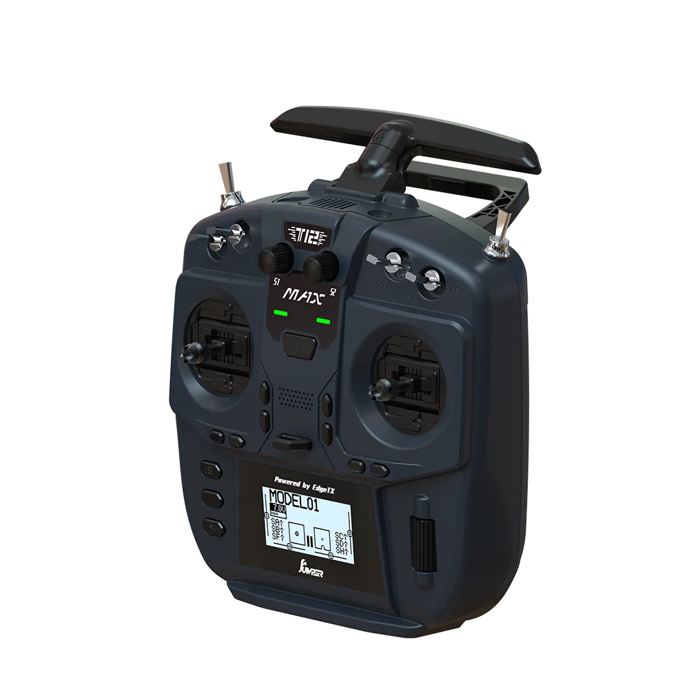 

Jumper T12 MAX 2.4GHz Radio Transmitter Remote Control Built-in RF ELRS(915MHz/2.4GHz) Module For RC FPV Drone