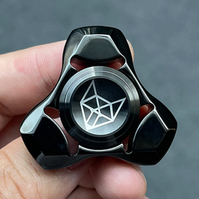 Technologia Smoth Mini żyroskop na czubku palca metalowe zabawki precyzyjne maszyny wentylacja antystresowe dziecko dorośli sprzęt Fidget Spinner FOX LEGEND