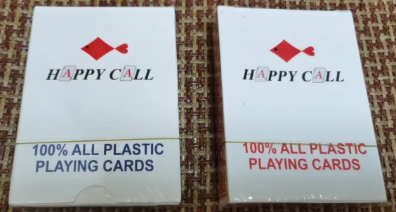 Happy Call Marked Card For UV Contact Lenses Funny Game Anti Poker Cheat Playing Cards