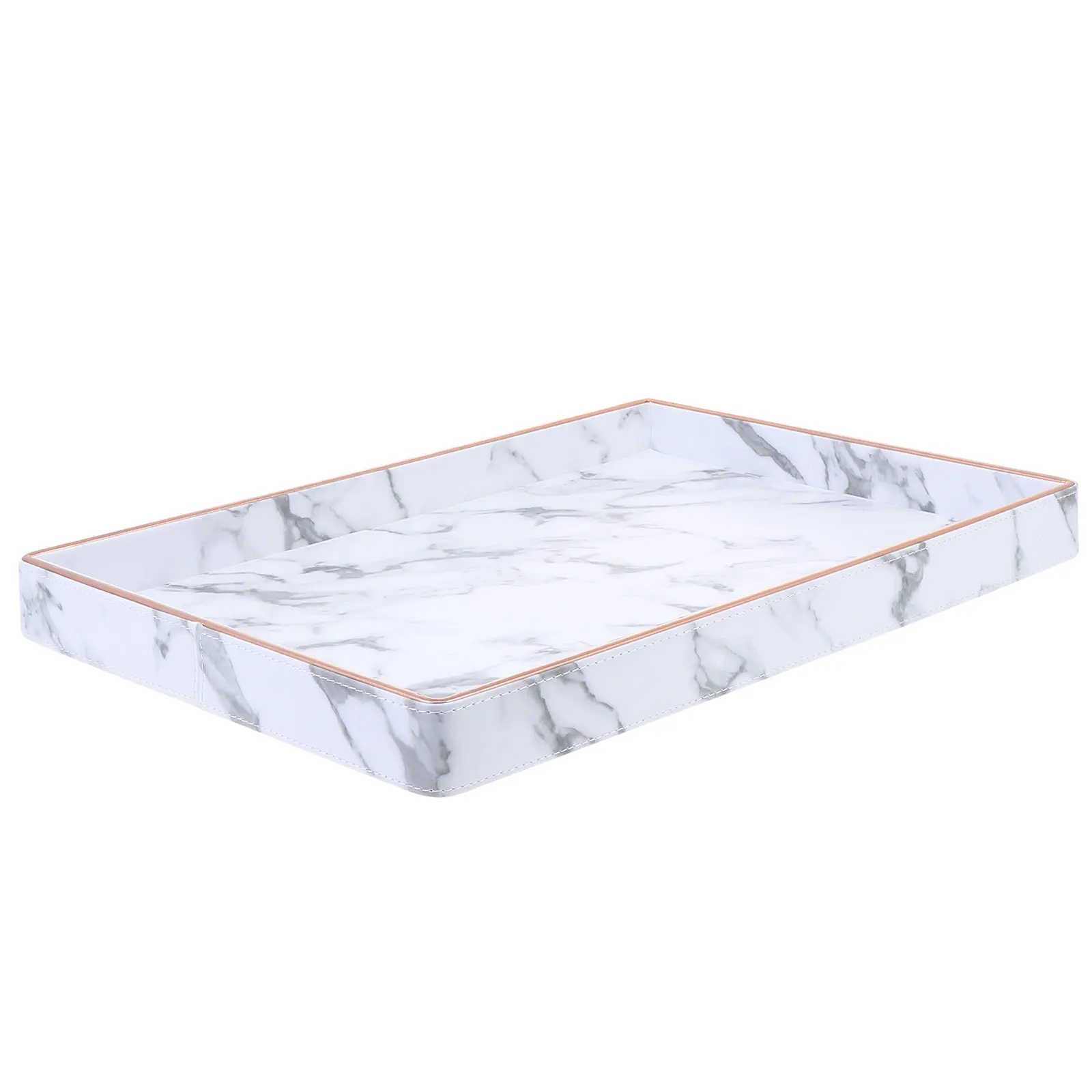 

Marble Tray for Jewelry Storage Bathroom Plate Elegant Classic Design Household ganization Clean Desktop