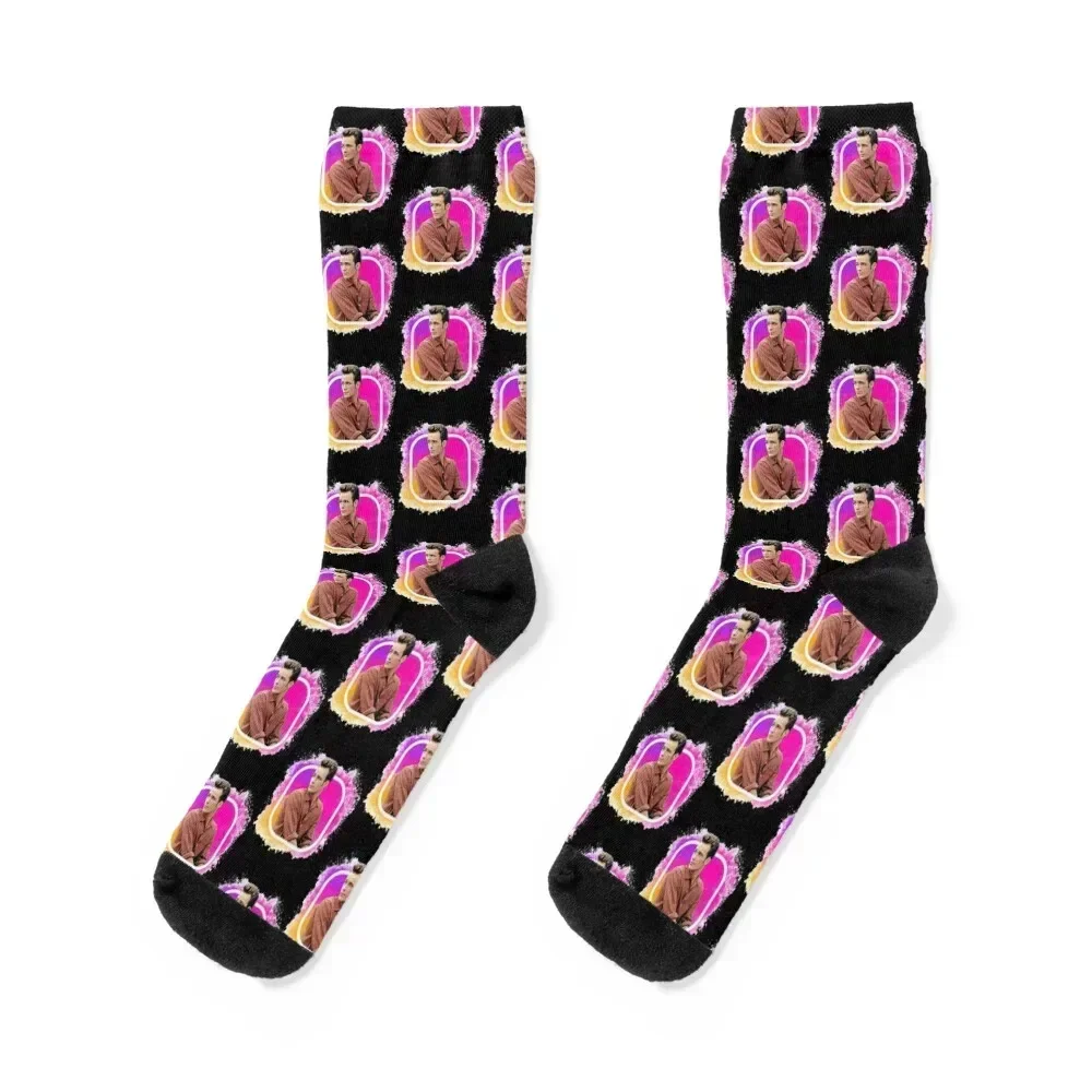 

Vintage Luke Perry Weihnachten Socks Thermal man winter funny sock floral anti-slip Socks Woman Men's
