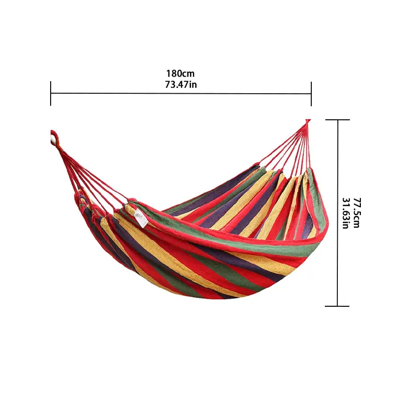 Outdoor hammock Party Camping  Swing Leisure anti-rollover  Portable Sleeping Hanging  Bed  Travel supplies Hanging Lounger