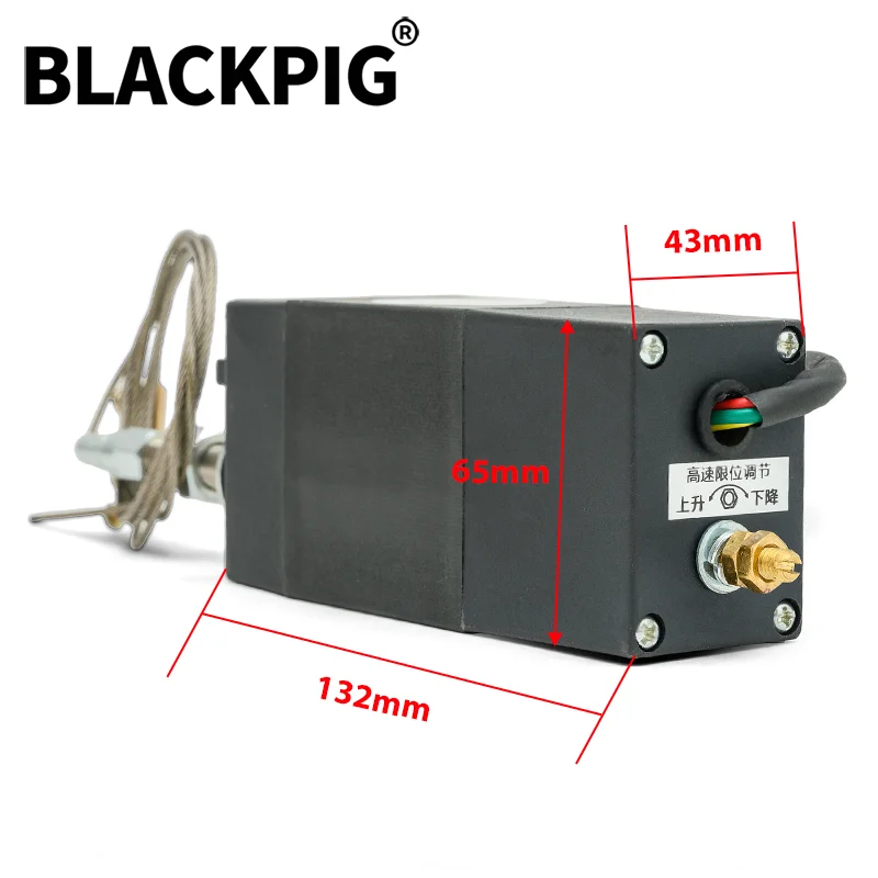 HY-PL 12V 24V Diesel Engine Electric throttle Control Device Electromagnetic Flameout Solenoid Valve For Generator Parts