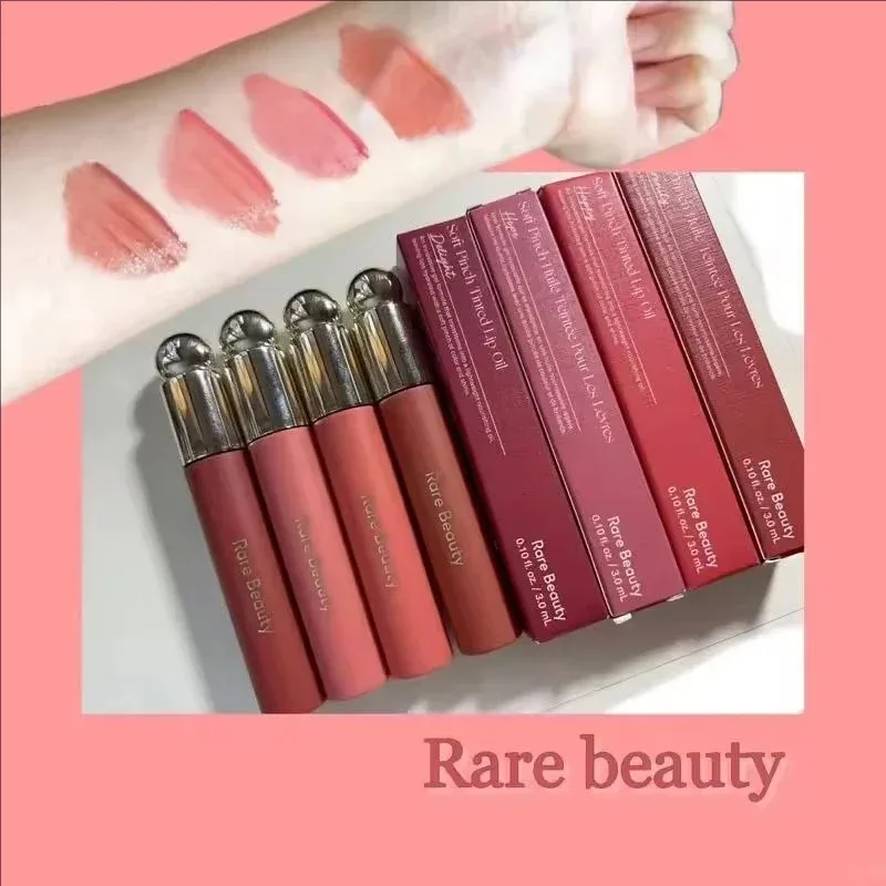 Brillo Labial Rare Beauty, Hidratante y de Larga Duración, Happy Honesty Hope Serenity Wonder, Brillo Labial de Maquillaje con Caja