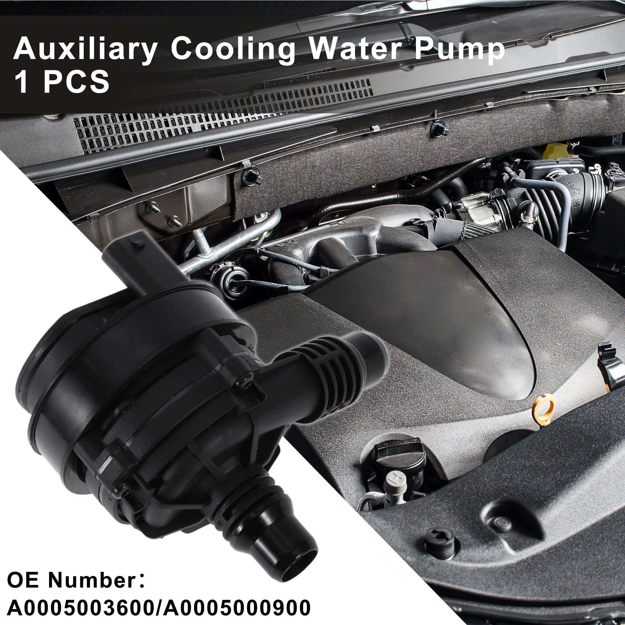 

UXCELL Вспомогательный насос охлаждающей воды для Mercedes-Benz E-Class 16-24 No A0005003600 1 шт.