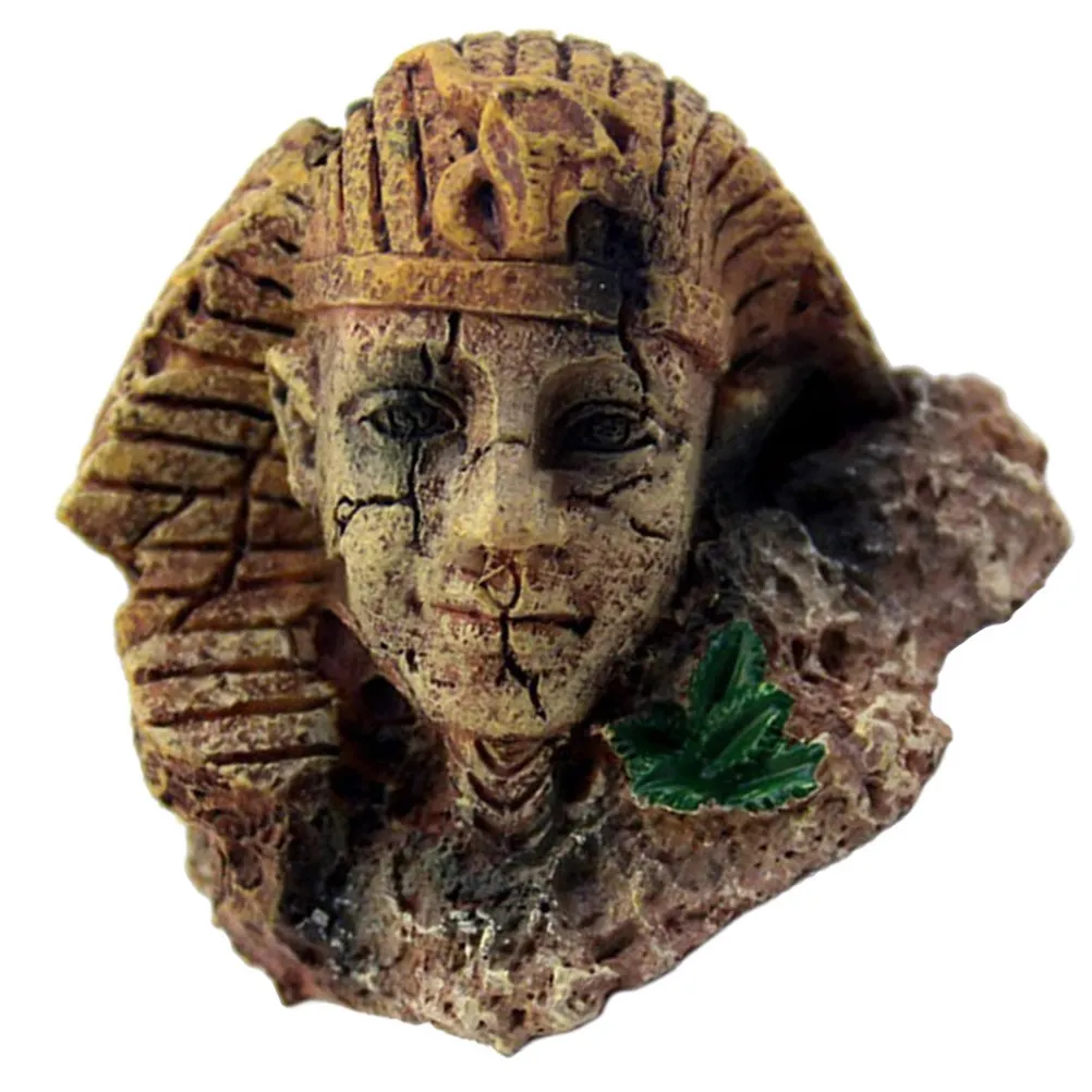 Sphinx Statue Resin Aquarium Ornament for Freshwater & Saltwater Tanks – Handcrafted, Easy-Clean Decor