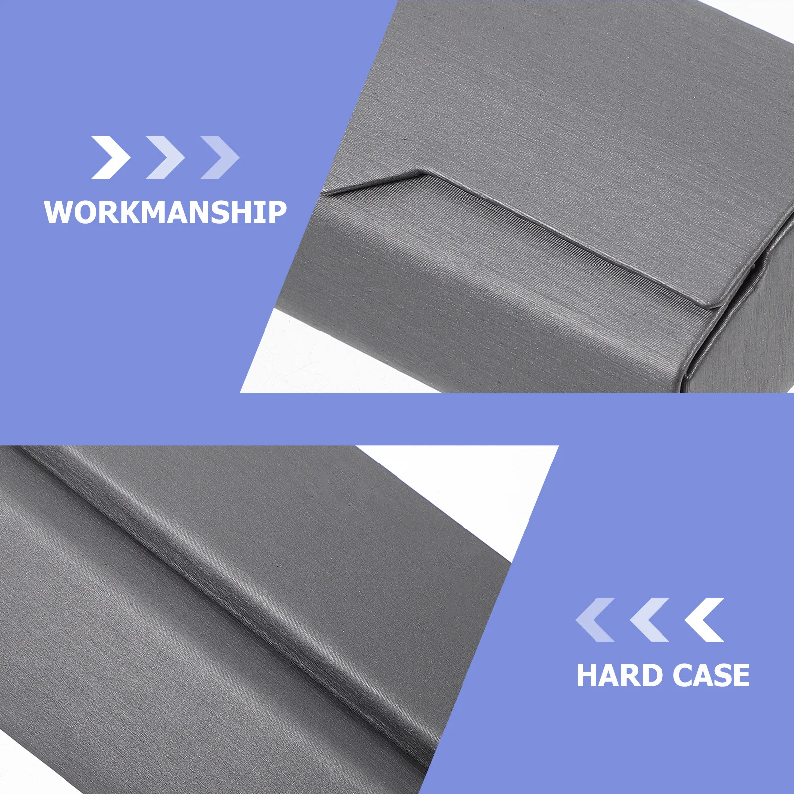 

3pcs Eyeglass Cases Artificial Wood Hard Shell Magnetic Closure Portable Glasses Protector For Sunglasses Eyeglasses