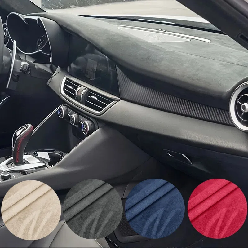 

Multicolored Self-adhesive Suede Fabric Repair Subsidy for Car Interior Modifications Renovations Door Panel/central Control