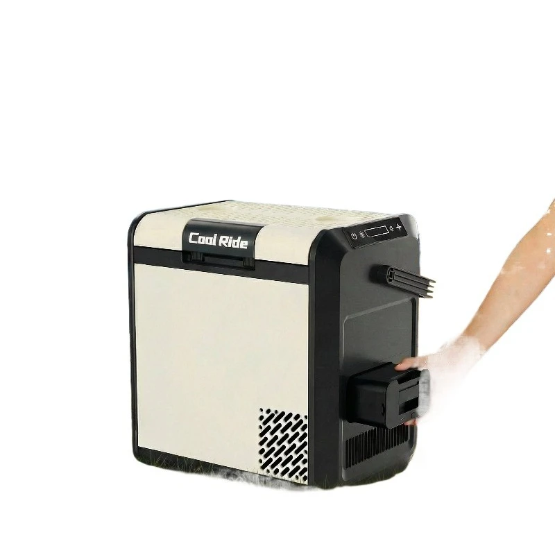 For Car Refrigerator Compressor Refrigeration Car Home Dual-purpose Refrigeration 12V24V Outdoor Plug-in Lithium Battery