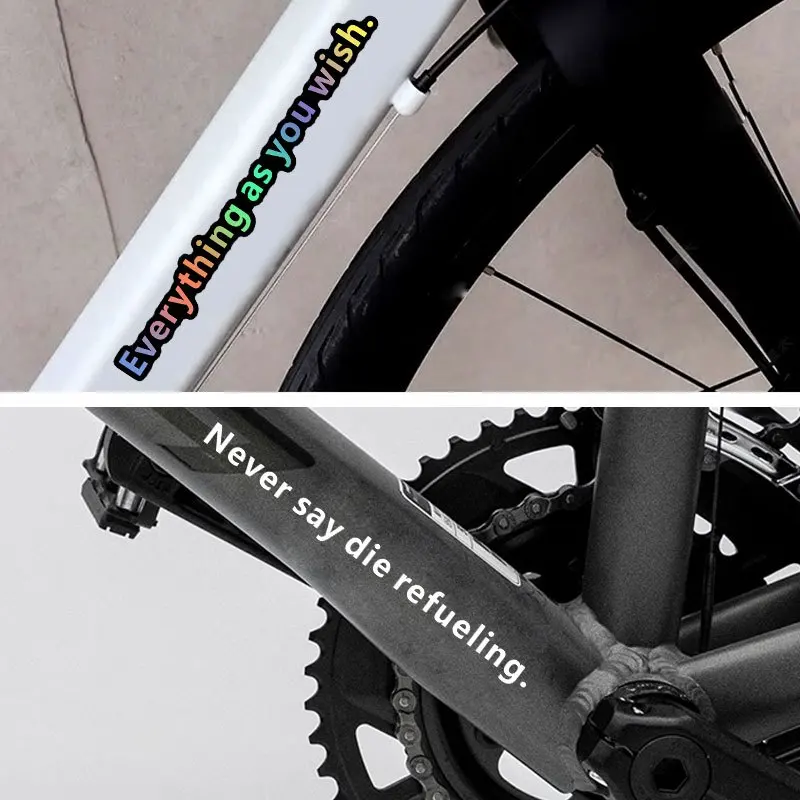 As You Wish Motorcycle Sticker Waterproof Vinyl Decal Helmet Side Panel Car Electric Bike Decor