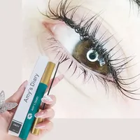 Lash Black Eyelashes Extension Make Up Beauty Eye Korean Cosmetic Tool Eyelashes Lengthening Waterproof Long Lasting Silky
