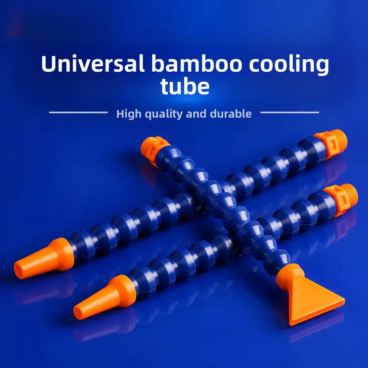 Flexible Bamboo Joint Coolant Tube Adjustable Gooseneck Cooling Pipe CNC Lathe Machine Tool Coolant Hose G1/4-G1/2 300-600mm