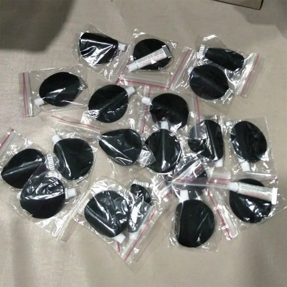 Juego de parches de pegamento para colchón de aire, Kit de reparación de PVC para inflar cama de aire, barco, sofá, natación, kayak circular, 2