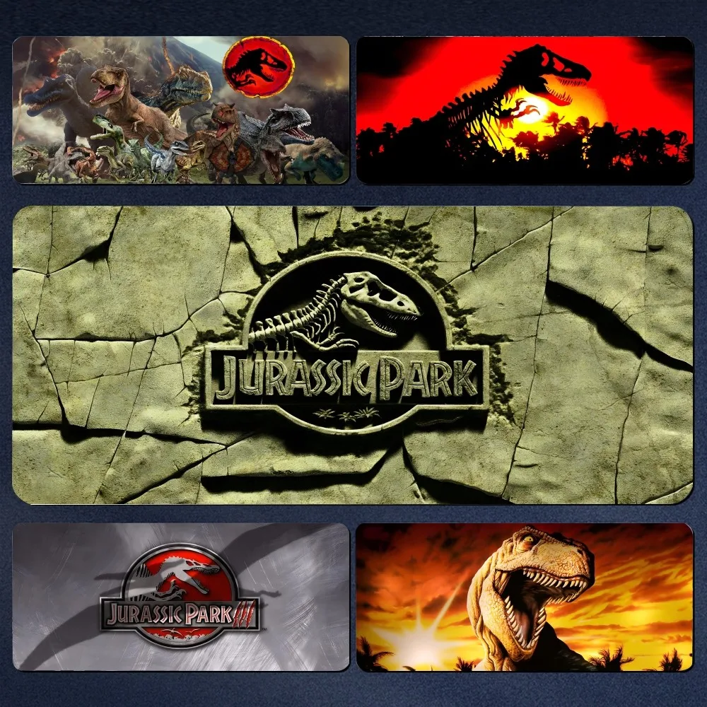 Jurassic Park Mousepad Large Gaming Mouse Pad LockEdge Thickened Computer Keyboard Table Desk Mat