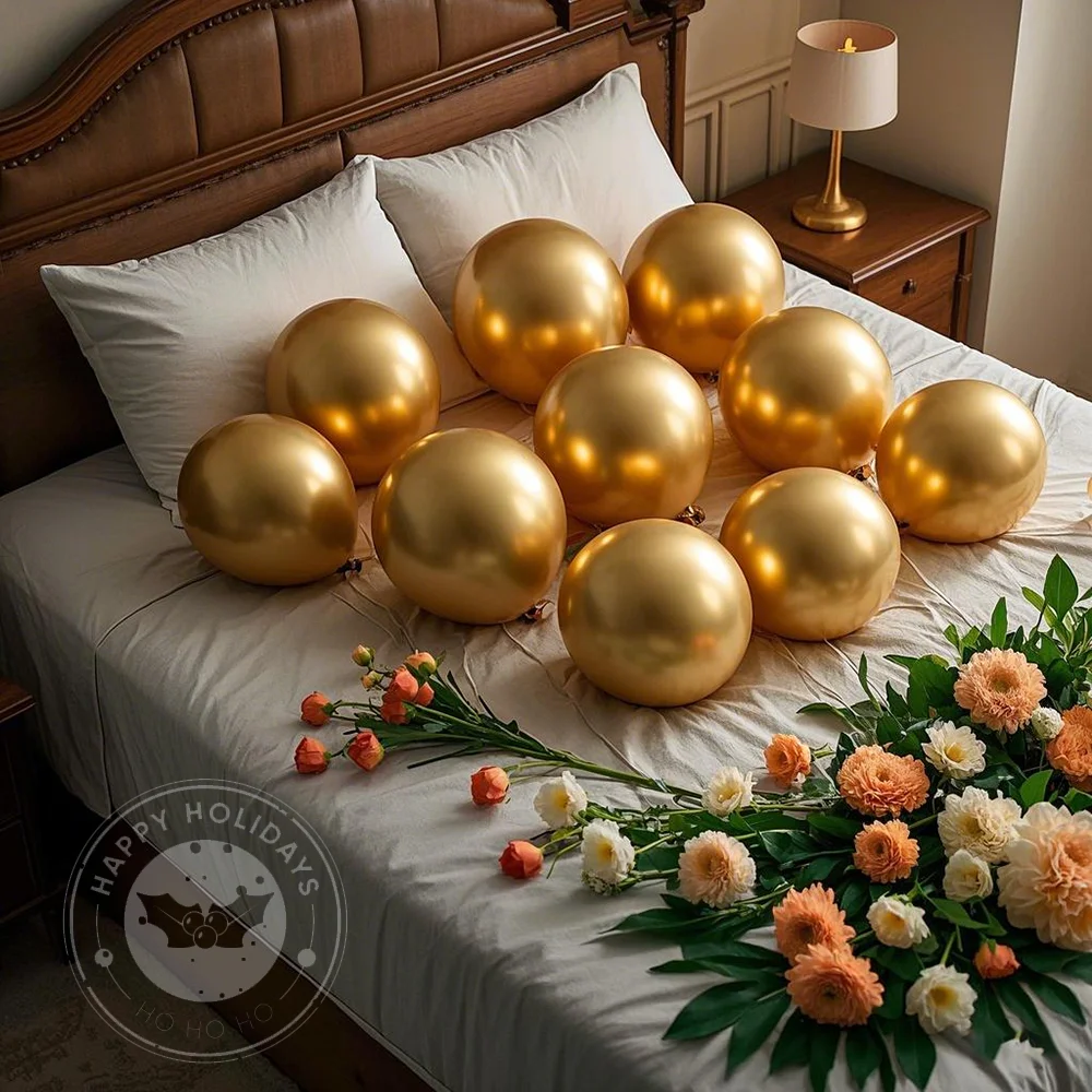 

5-18inch Helium Baloons Metallic Latex Balloons Chrome Balloon Wedding Birthday Party Decoration Gold Silver Green White Ballon