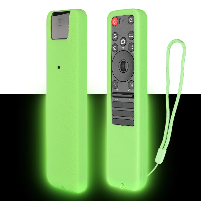 Silicone Remote Control Case For LG MR25GA TV Magic AI Remote Shockproof Protective Shell Cover With a Lanyard