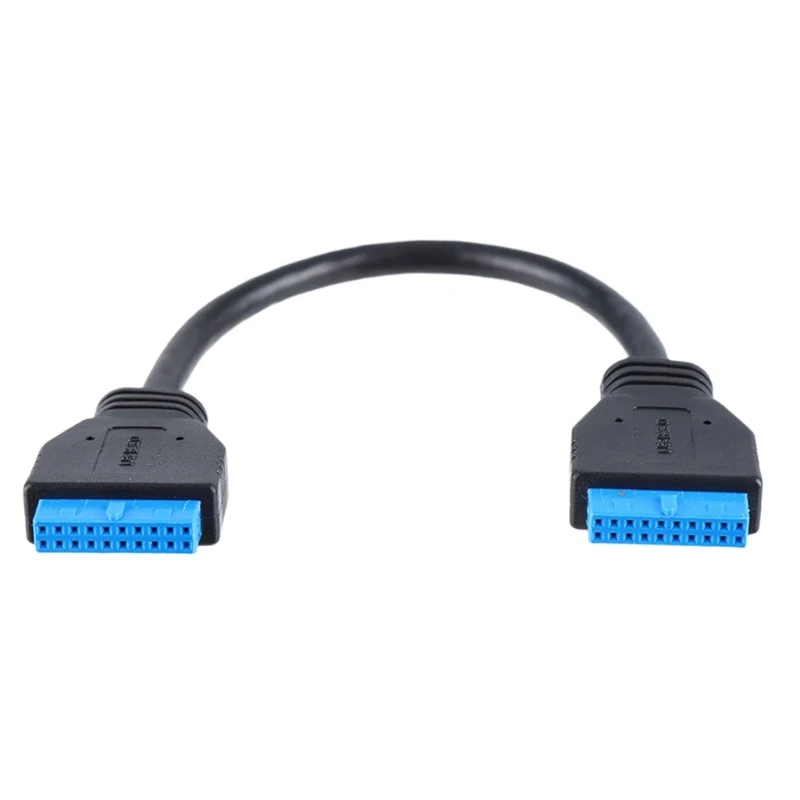 

F68B Motherboard USB Splitter Internal USB Hub 19Pin USB3.0 1 to 2 Splitter Cable With Chip Modular Cable For Motherboard