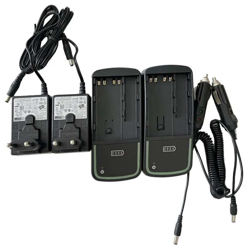 Carregador GKL311 (2 Peças) para Bateria de Estação Total Leica GEB90 GEB211 GEB212 GEB221 GEB222 GEB241 GEB242 GEB331