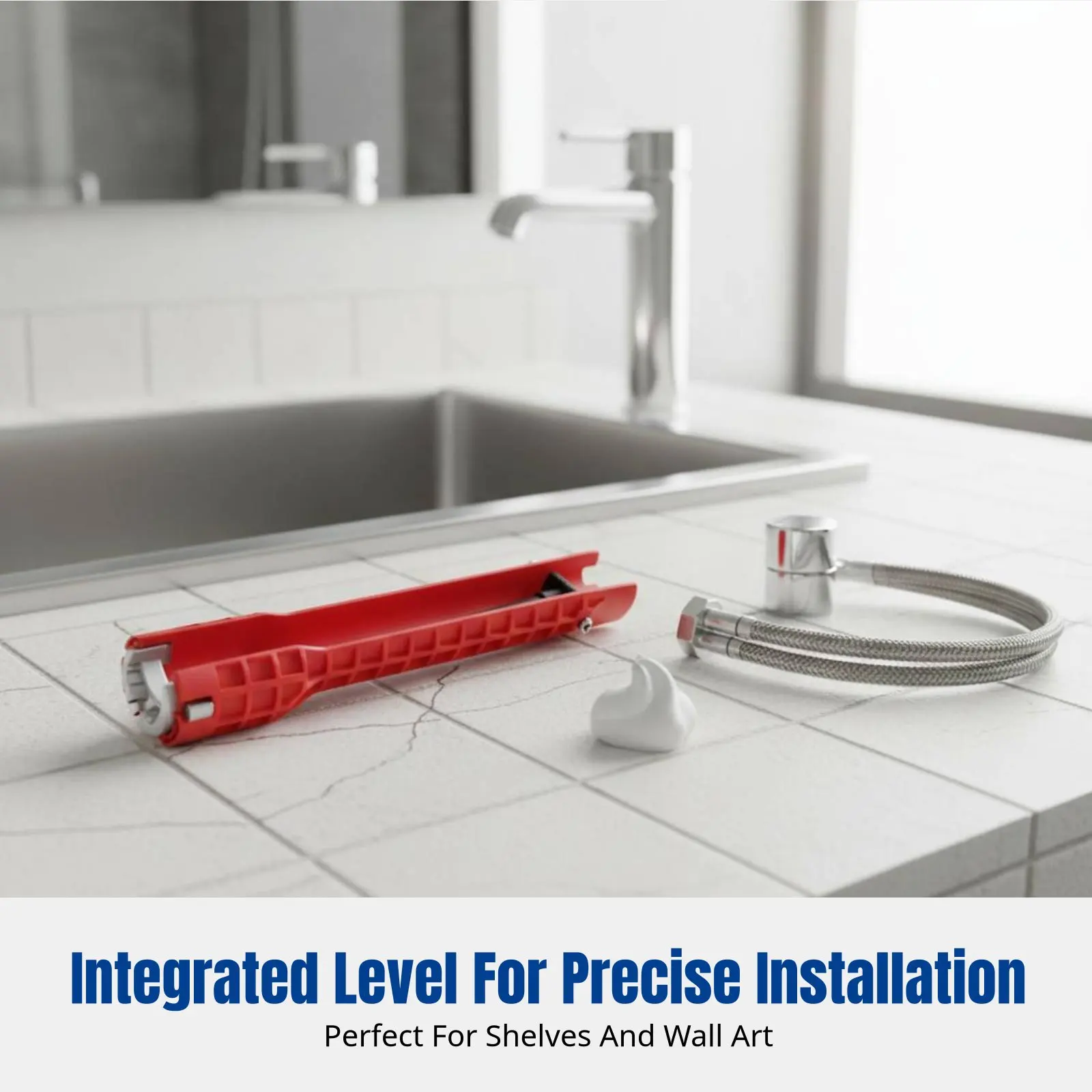Bathroom Sink Wrench, Multifunctional Spanner, Adjustable Tool for Faucet, Water Heater