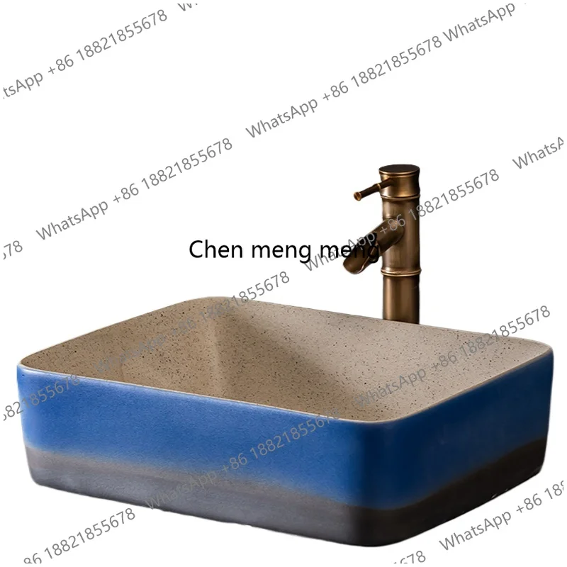Chinese basin antique hotel washbasin toilet household sink retro ceramic washbasin