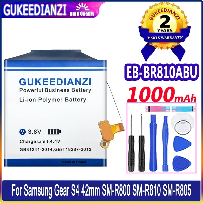 

Battery EB-BR800ABU 1000mAh Watch For Samsung Gear Buds Plus EP-QR170 EB-BR170 S4 SM-R800 SM-R805 SM-R810 42mm 46mm