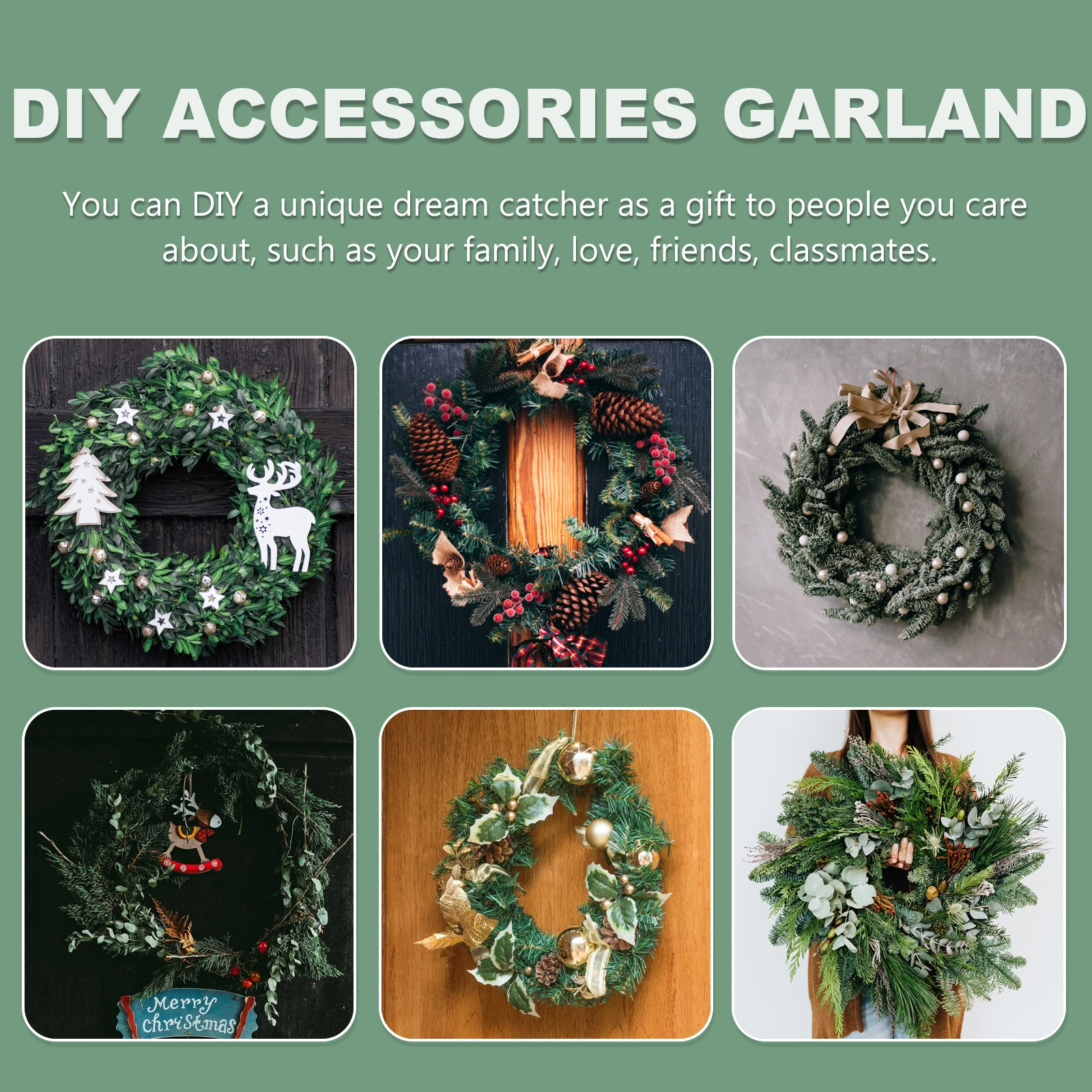 

16 Pcs Metal Lace Hoop DIY Crafts Macrame Hoops Wreath Frame Round Wall Hanging Decor Dream Catcher Rings Home Art Accessories