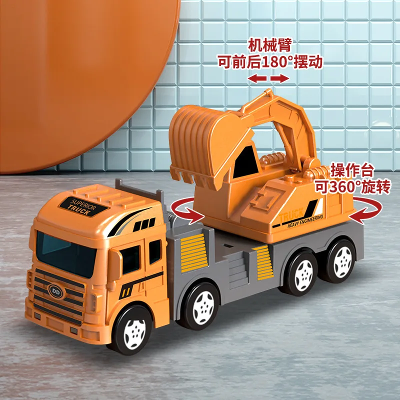 Modelo de motor de incêndio cidade engenharia carro diecast liga caminhão basculante guindaste veículo meninos brinquedos educativos interativos criança b058