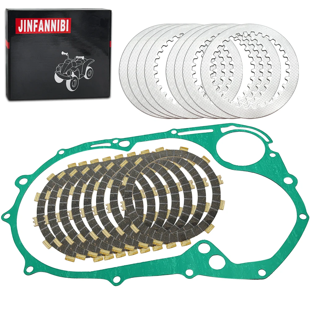 Complete koppelingsset, zware veren en koppelingsdekselpakking, compatibel voor Yamaha V STAR 1100 XVS1100 1999-2009