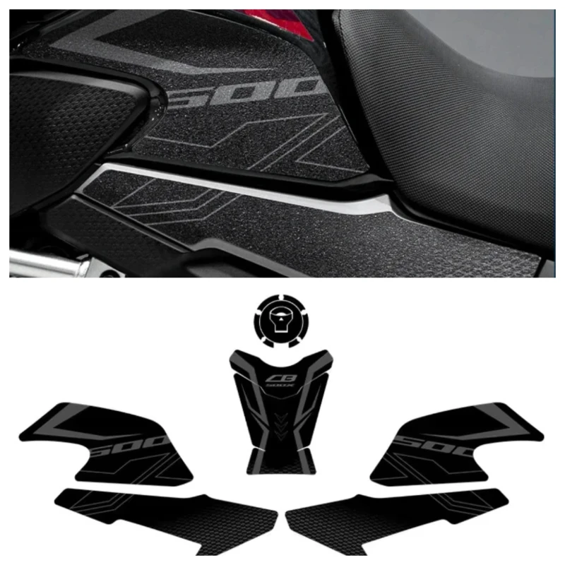 FOR CB500X 2023 Motorcycle Tank Pad Protector Leather Frosting Sticker Decals Accessoriesr