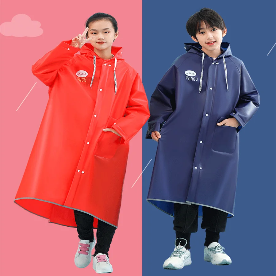 A children\'s raincoat, suitable for male and female primary school students, middle and high school students rainproof poncho