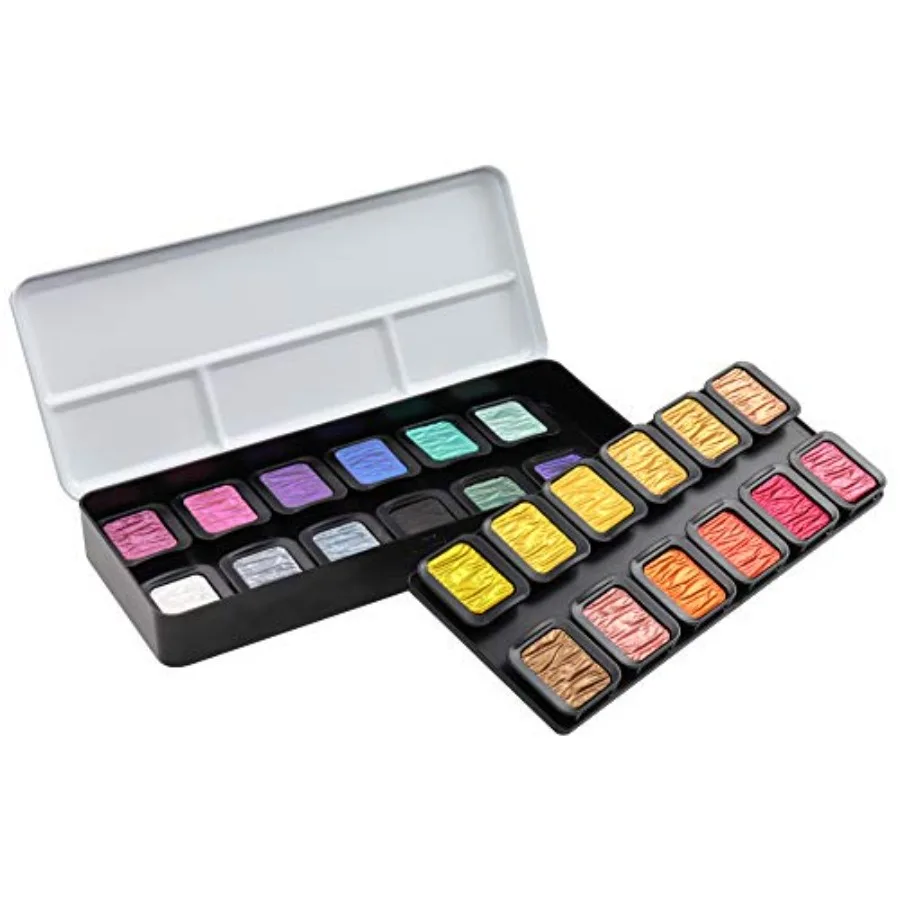 

HOLBEIN 610605 Fine Tech Pearl Cent Color F2400 Pearl Color 22 Colors + Flip-Flop Color 2 Color Set