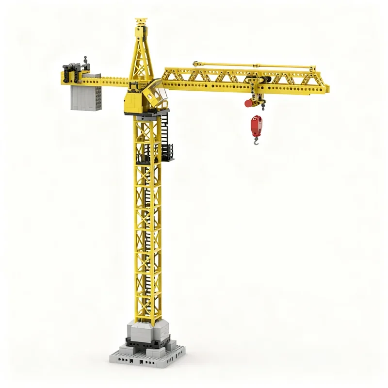

581PCS MOC Technology Modular Tower Crane Truck Model DIY Creative Ideas Display Assembly Building Blocks Gift Birthday Decor