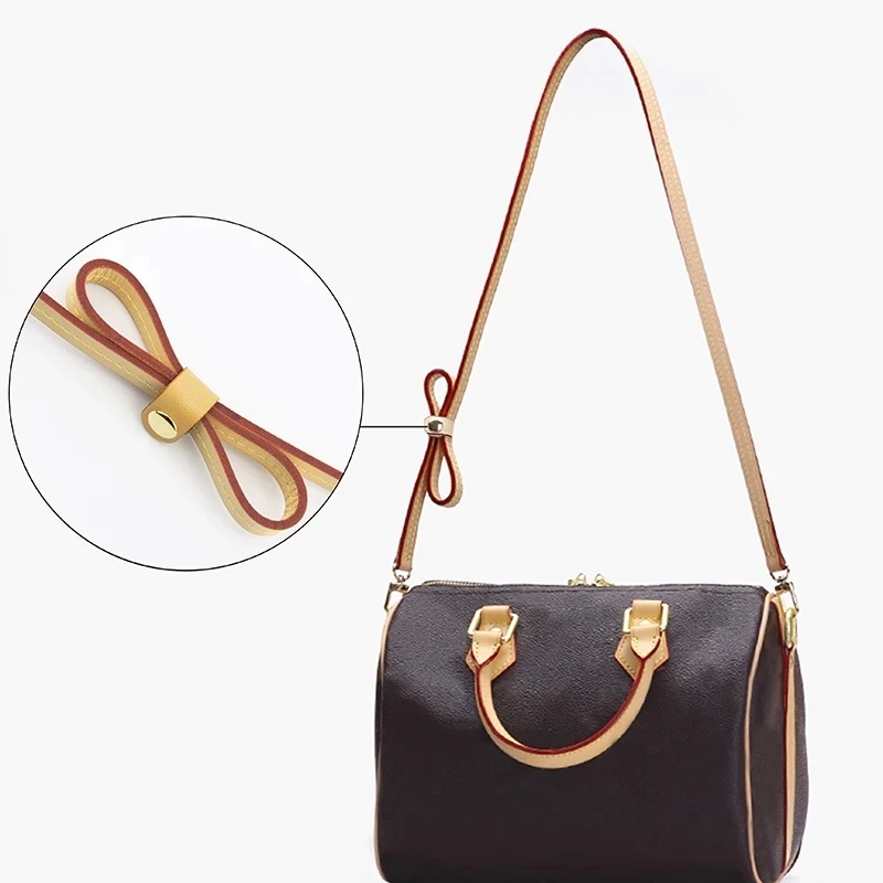 Calf Leather Bag Ring Binder Fastening Buckle Tape For Designer Handbag Shoulder Strap Length Adjusting Fixed Loop