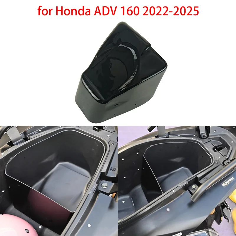 

Motorbike Storage Box Accessories Stereo 3D Black Storage Bucket for Honda ADV 160 2022-2025 Memory Bucket abs