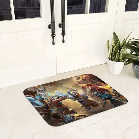 Dota 2 Non-slip Doormat Floor Mat Dust-proo Carpet Rug for Kitchen Entrance Home Balcony Footpad Mats