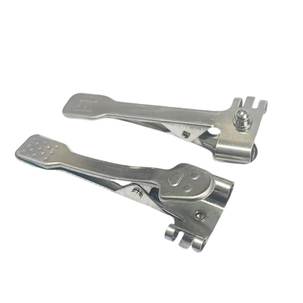 Pet Lead Clips for Dogs Cats 3.0/4.0mm Animal Electrodes Multi-Functional Metal Clamp Compatible Veterinary Use fast shipping