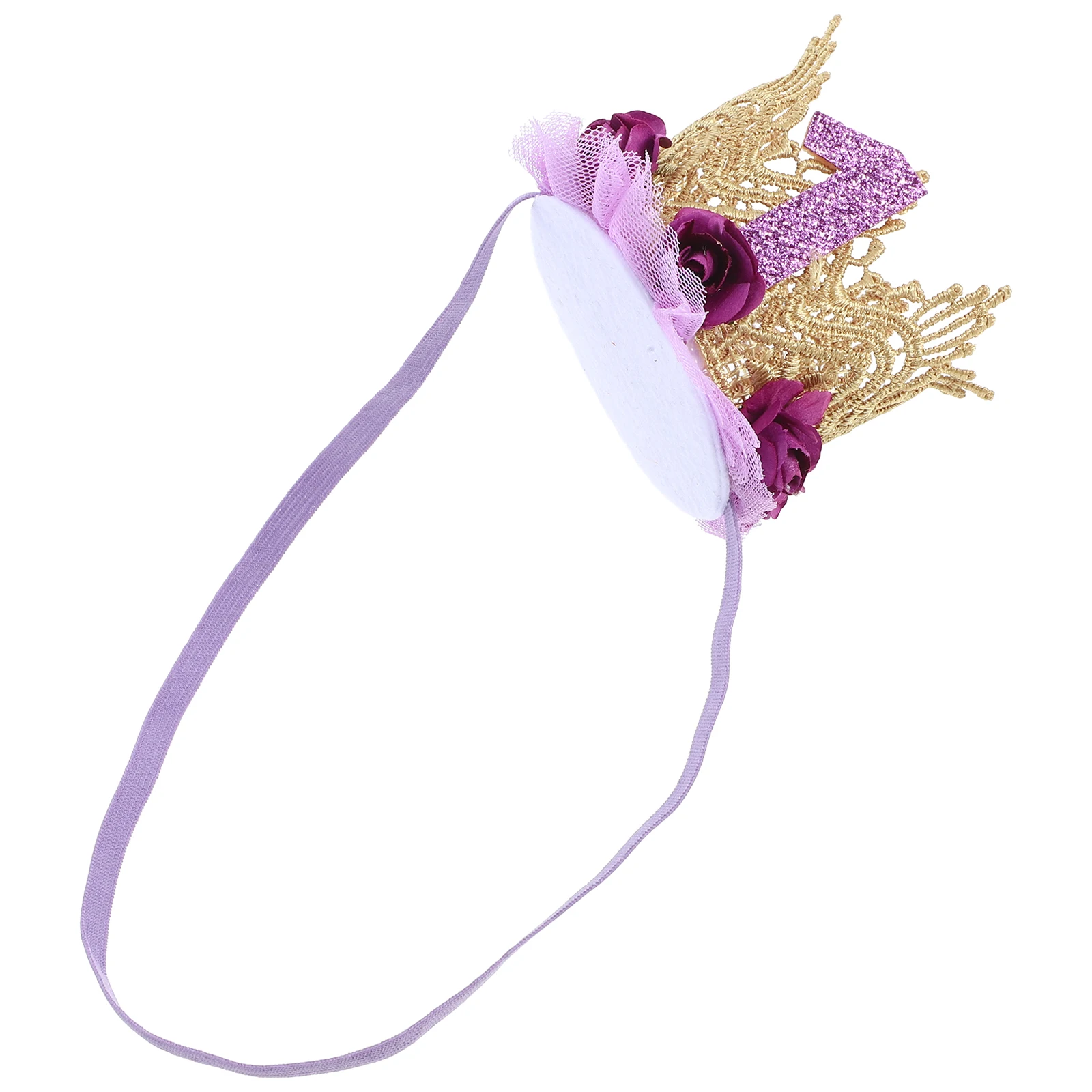 

Crown Headband Crown Hair Accessories For Girls Birthday Baby Birthday Elegant Lace Rose Hair Accessories Kids Tiara