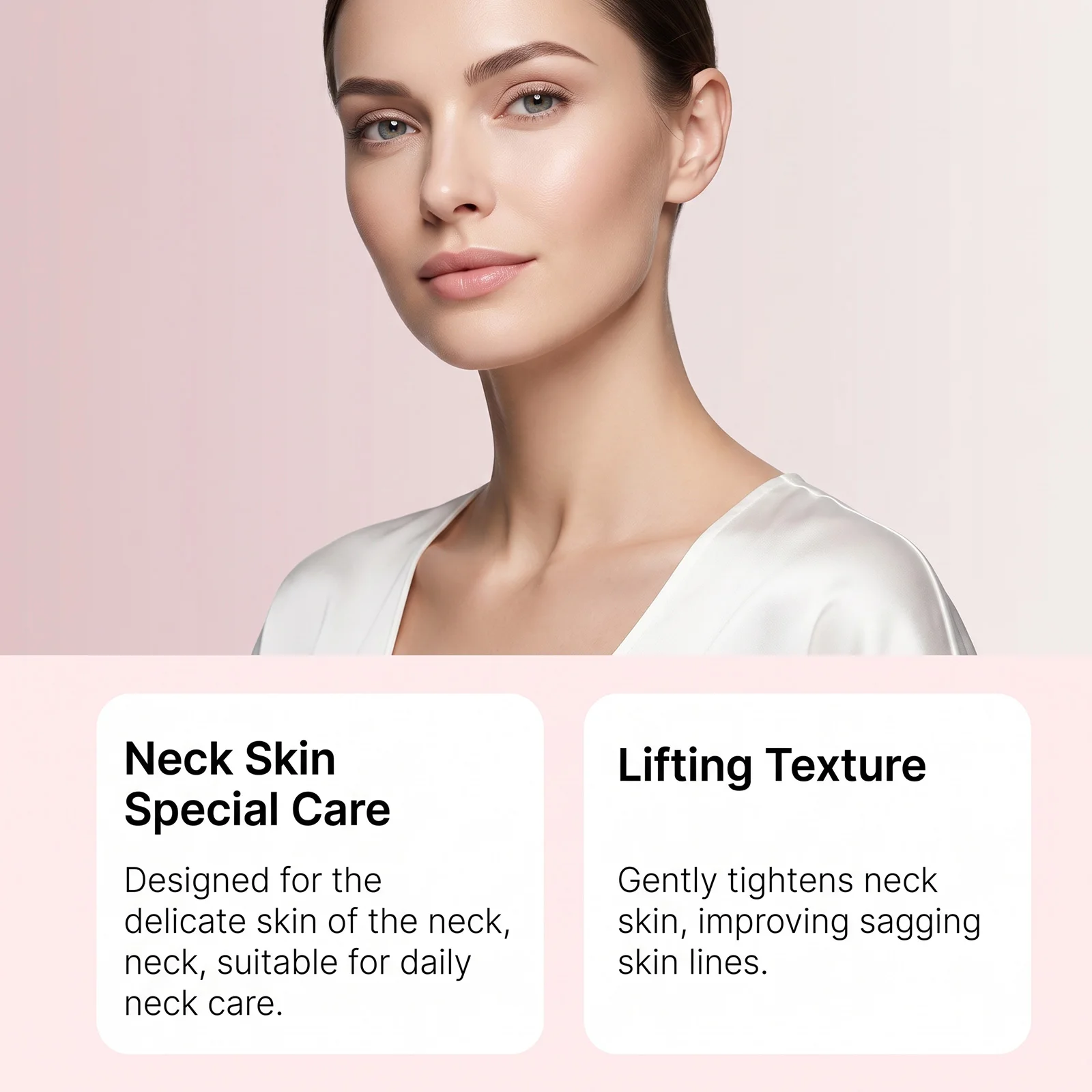 PDRN Collagen GuaSha Neck Wrinkle Cream Built-In Gua Sha Massager,Sculpt Neck Jawline Contour Lift Sagging Skin Scraping Therapy