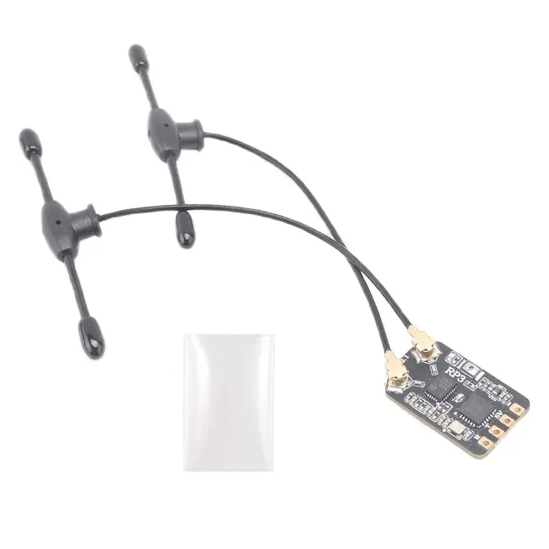 ABJA-RP3 Dual Antenna Receiver Diversity Expresslrs ELRS 2.4GHZ Nano Receiver For RC Airplane FPV Freestyle Tinywhoop Accessorie - view 6