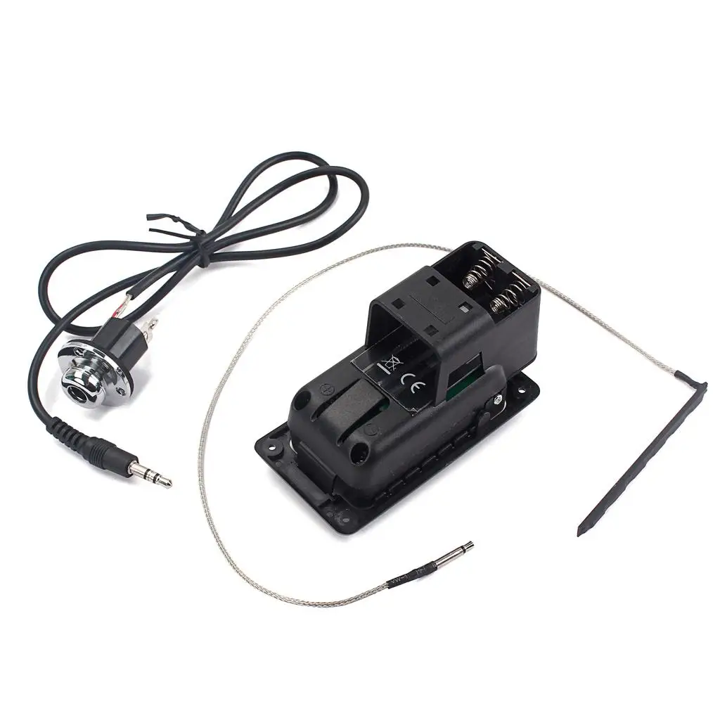 Guitar Pickup Accessory 4 Band Equalizer LCD Tuner Piezo Preamp Parts Music Equipment for Acoustic Guitar Resonance Sound view 4