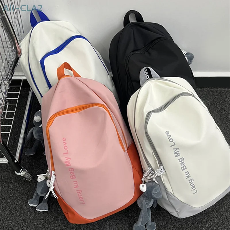 Women's Fashion Backpack Large Capacity Waterproof Student Bag Couple Travel Bag