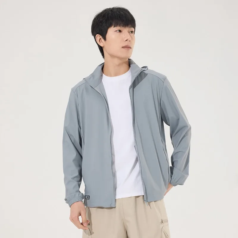 

2025 New Men Thin Coat Summer UV Protection Coat Light Breathable Skin-friendly and Comfortable Sun Protection Men Thin Coat